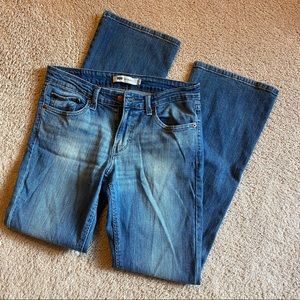 Levi 518 Bootcut, 7, medium denim